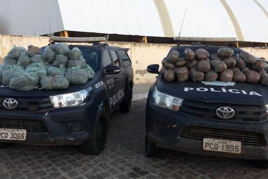 2ª CIPM APREENDE 60 KG DE MACONHA